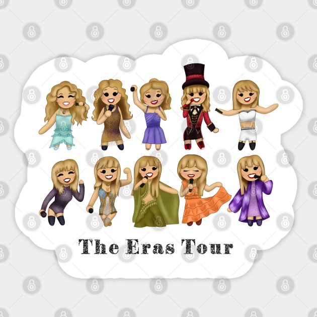 The Eras Tour Sticker by Celestabellearts